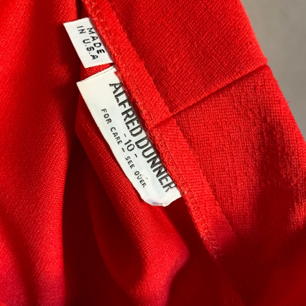 Vintage Red Single Button Lightweight Blazer Toma… - image 4